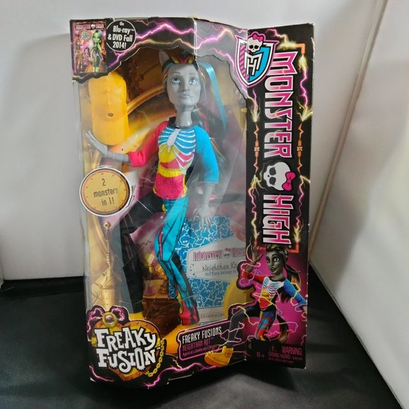 2013 Monster High FREAKY FUSION NEIGHTHAN ROT zombie unicorn NOS 2 in 1 - Picture 2 of 8